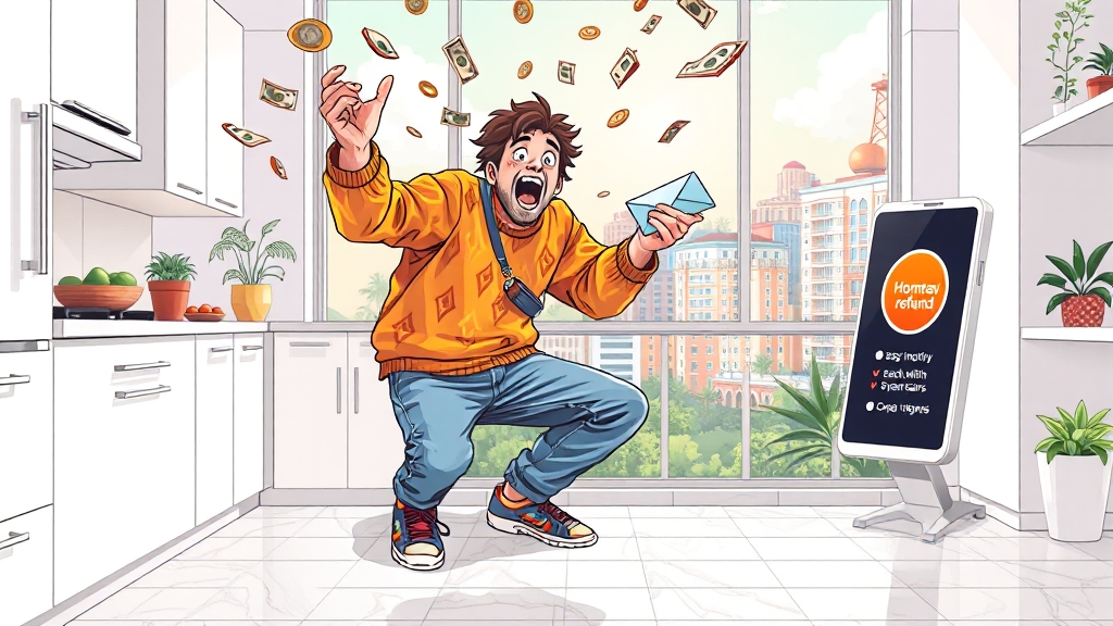 숨은 환급금, 찾아볼까요? (illustration 스타일)
