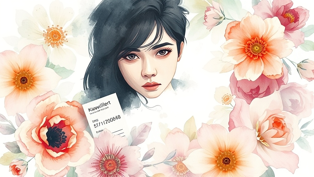 전화번호와 SNS로 사기꾼 신원 확인 (watercolor 스타일)
