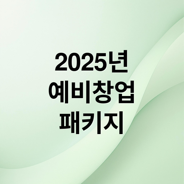 2025 예비창업패키지 신청부터 합격까지 완벽 가이드