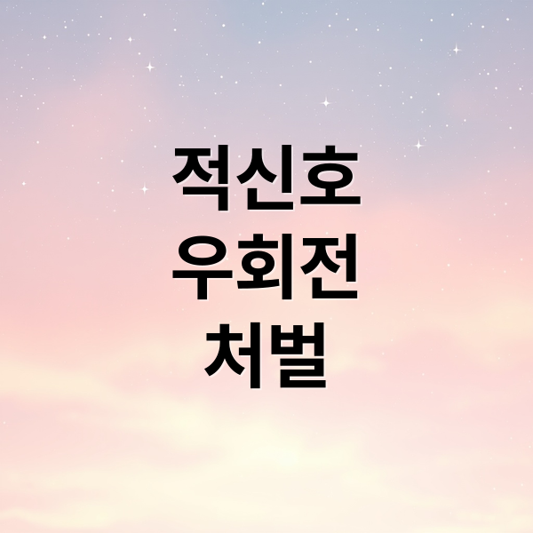 적신호 우회전 법적 처벌과 안전 수칙 총정리