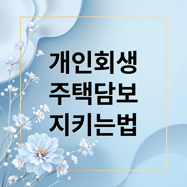 개인회생 시 별제권 활용과 주택담보대처 전략