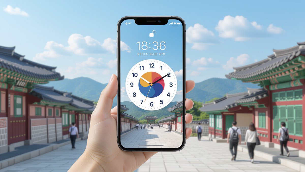 ⏰ 휴대폰 홈 화면 시계 위젯 설정 및 꾸미기
