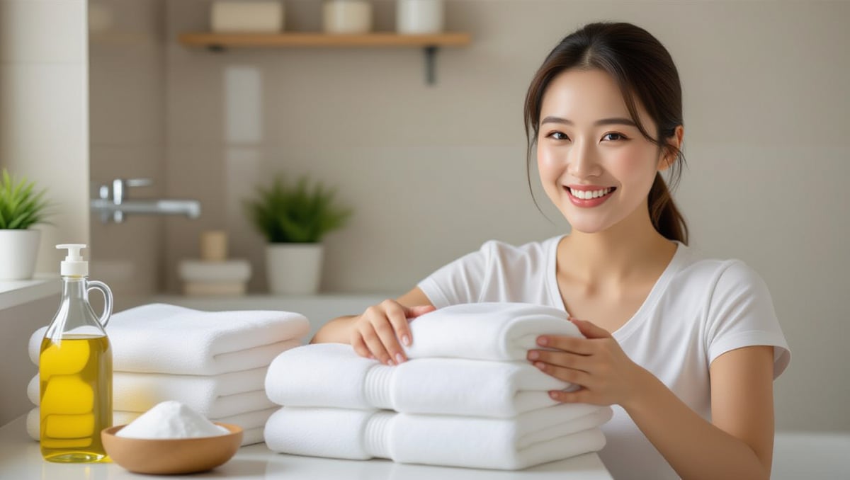 ✨ 꿉꿉한 수건 냄새, 효과적인 제거 비법