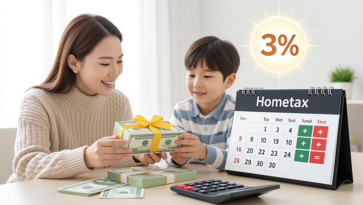💻 홈택스 증여세 신고, 이렇게 하세요!