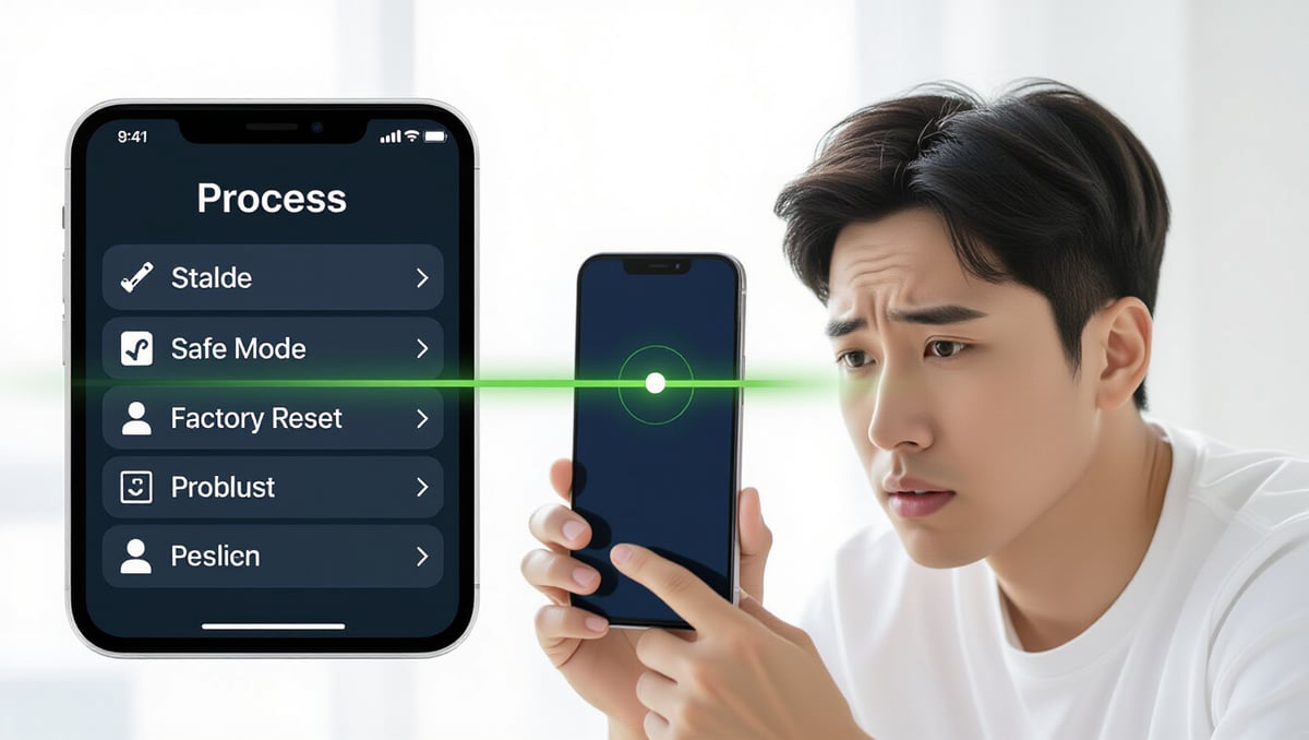 💡 초록줄 자가 진단 & 임시 조치