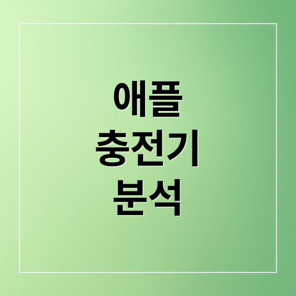 애플 40W/60W 충전기 심층 분석: 기술, 활용법, 미래 전망 완벽 가이드
