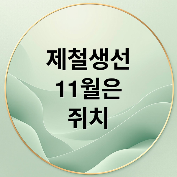 11월 제철 생선 총정리: 종류, 레시피, 속초 여행, 지역 축제 정보