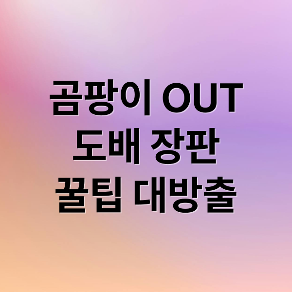 곰팡이 OUT! 도배/장판 시공 A to Z: 종류, 비용, 제거, 관리 꿀팁