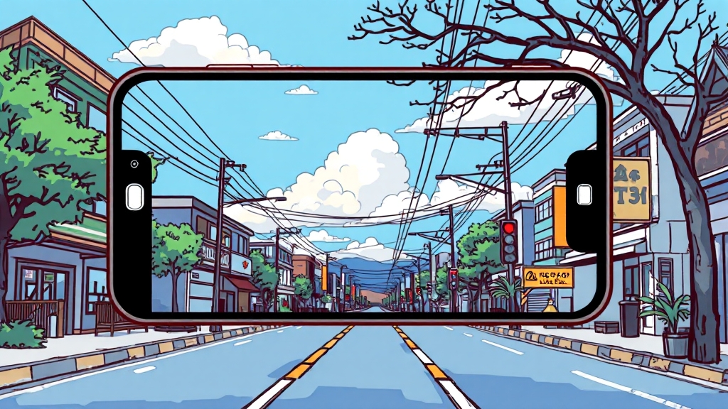 모바일 카카오맵으로 로드뷰 즐기기 (illustration 스타일)