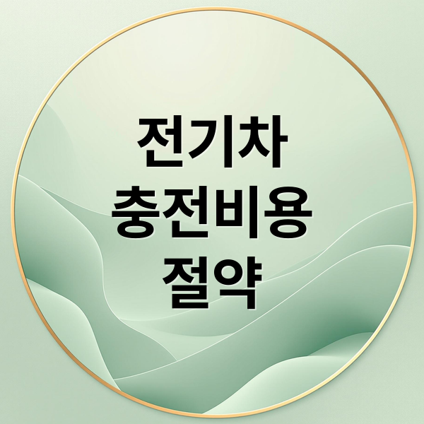 2025 전기차 충전 비용 절약: 앱, 할인 정책, 꿀팁 총정리