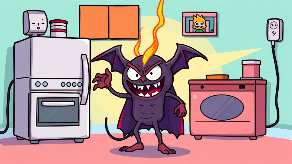 대기전력, 얼마나 심각할까? (cartoon 스타일)