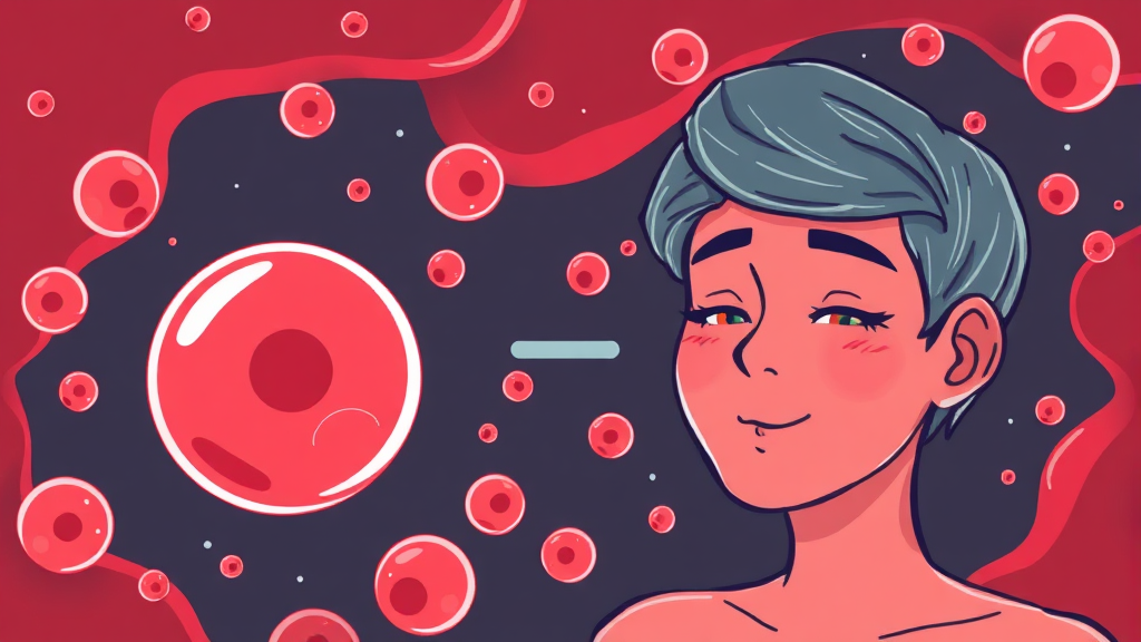 알부민 수치와 건강 상태 (illustration 스타일)