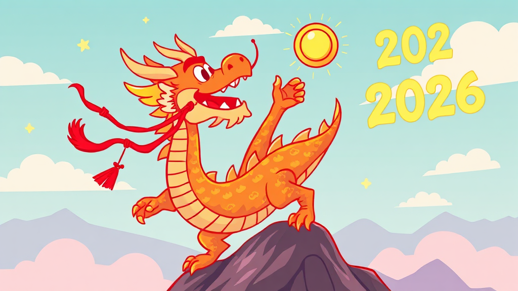 2026년, 당신의 해를 만드세요! (cartoon 스타일)