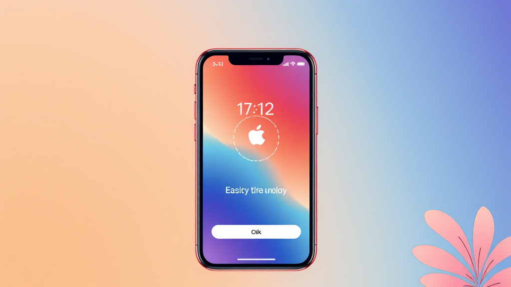 Apple ID를 이용한 비밀번호 재설정 (illustration 스타일)