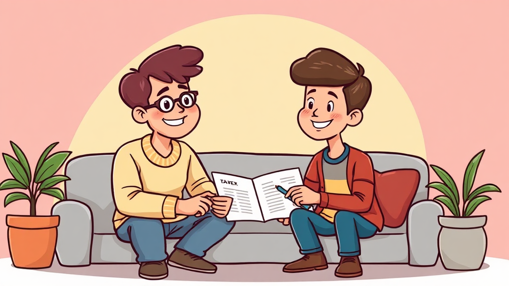 부모님 공제, 중복 공제는 절대 불가! (cartoon 스타일)